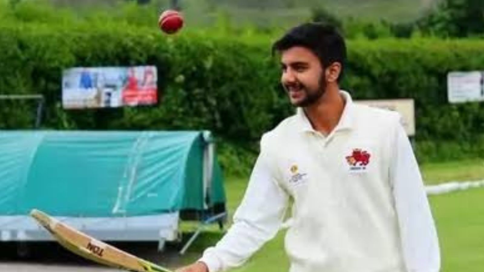 12th Fail director's son's history-making spree continues with rampaging fifth consecutive century in Ranji Trophy Mizoram's star batter Agni Chopra in this frame. (Screengrab-X)