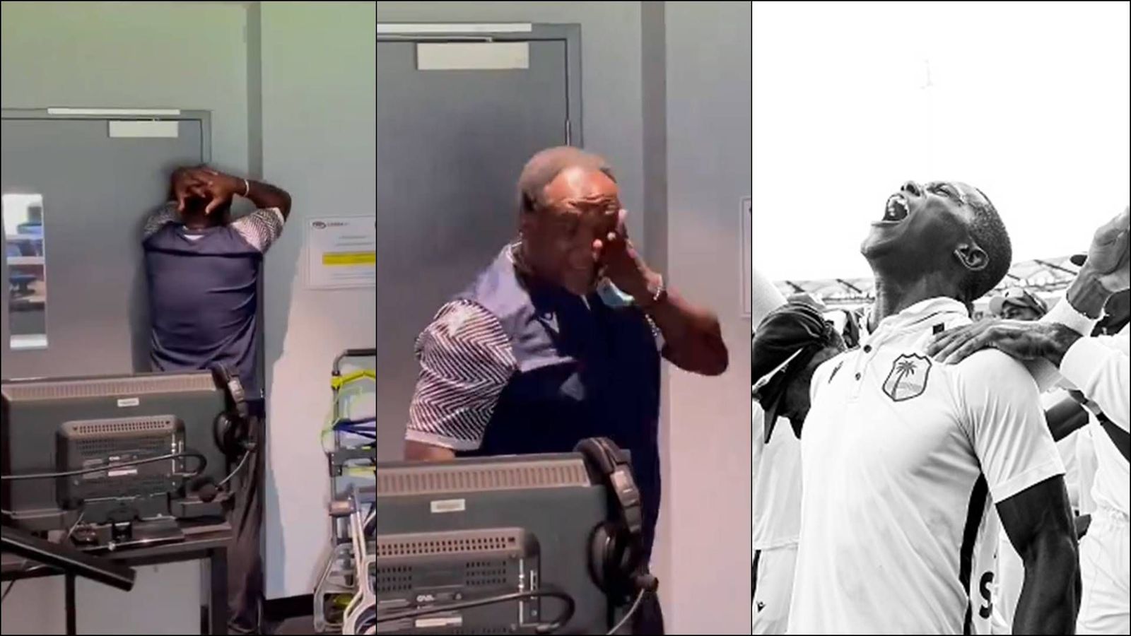 Watch: Part of West Indies' last win on Australian soil, Carl Hooper cries in commentary box's corner as Shamar Joseph leads them to historic victory Carl Hooper gets emotional in the commentary box as West Indies beat Australia by eight runs (Screengrab: Ben Cameron, X, Getty Images)
