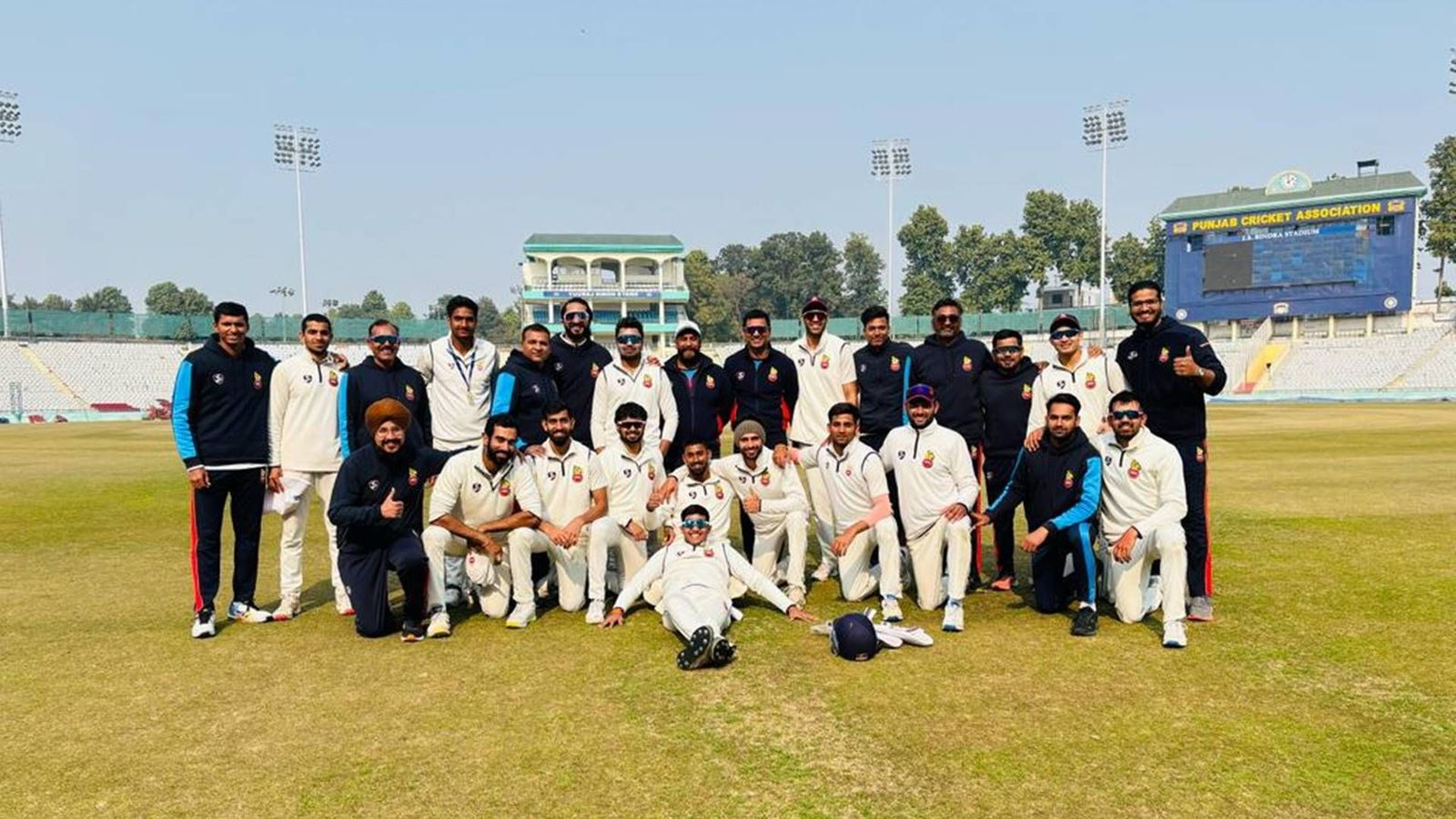 Uttarakhand pacer's hat-trick in vain, Himmat Singh's Delhi register thrilling 7-run win to open account in Ranji Trophy 2023-24 Himmat Singh-led Delhi's Ranji Trophy side after beating Uttarakhand (Screengrab: DDCA, X)