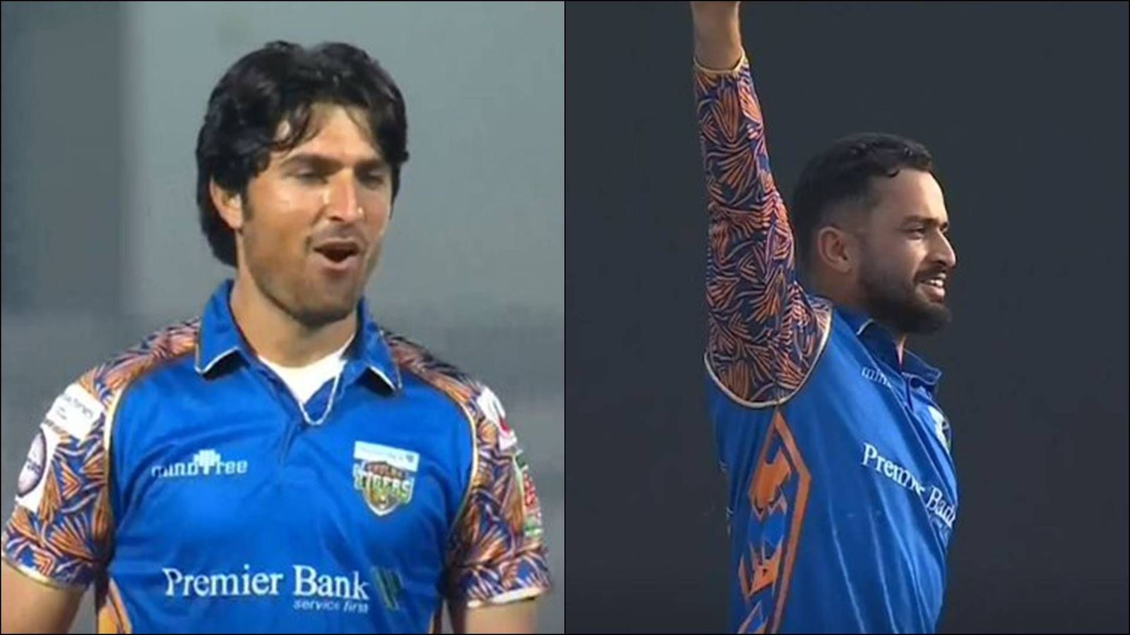 Pakistan duo takes 5 wickets, concedes 28 runs from 8 overs to lead Khulna Tigers to top of BPL points table with 10-wicket win Khulna Tigers' all-rounders Mohammad Wasim Jr and Mohammad Nawaz (Screengrab: X)