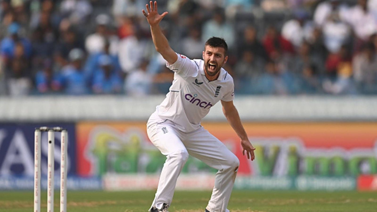 Mark Wood fires warning to India ahead of 2nd Test, says 'we have given India something to think about' England fast bowler Mark Wood appeals during 1st Test against India in Hyderabad. (Getty Images)
