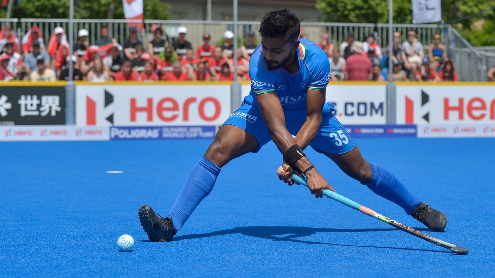 India fall short against Netherlands, lose 4-7 in quarterfinals of FIH Hockey5s Men's World Cup in Muscat Hockey player Mohammed Raheel in action. (Photo Courtesy: Twitter)