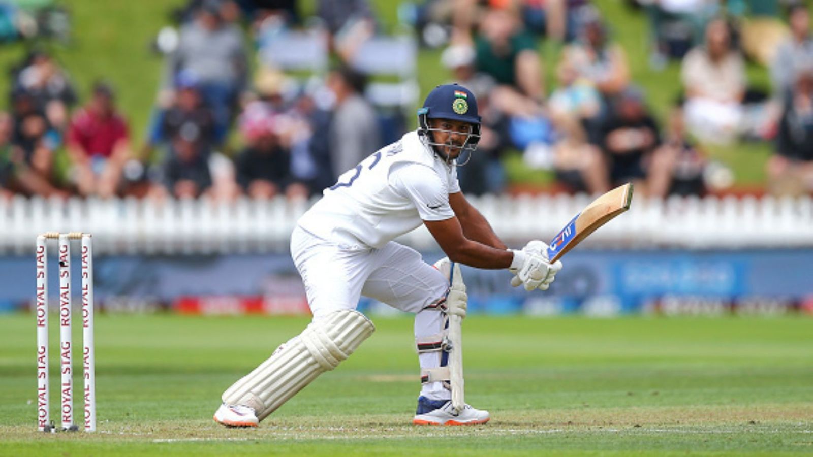 Mayank Agarwal update: Karnataka captain in stable condition but prohibited from speaking for 48 hours Indian cricketer Mayank Agarwal of India bats. (Getty Images)