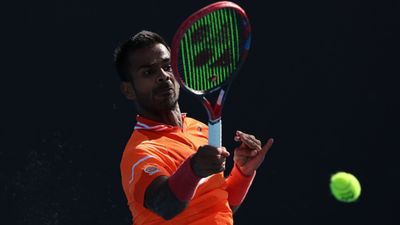 Chennai Open 2024: Sumit Nagal to lead Indian Men's Singles challenge after thrashing seeded player in Australian Open Sumit Nagal of India plays a forehand. (Getty Images)