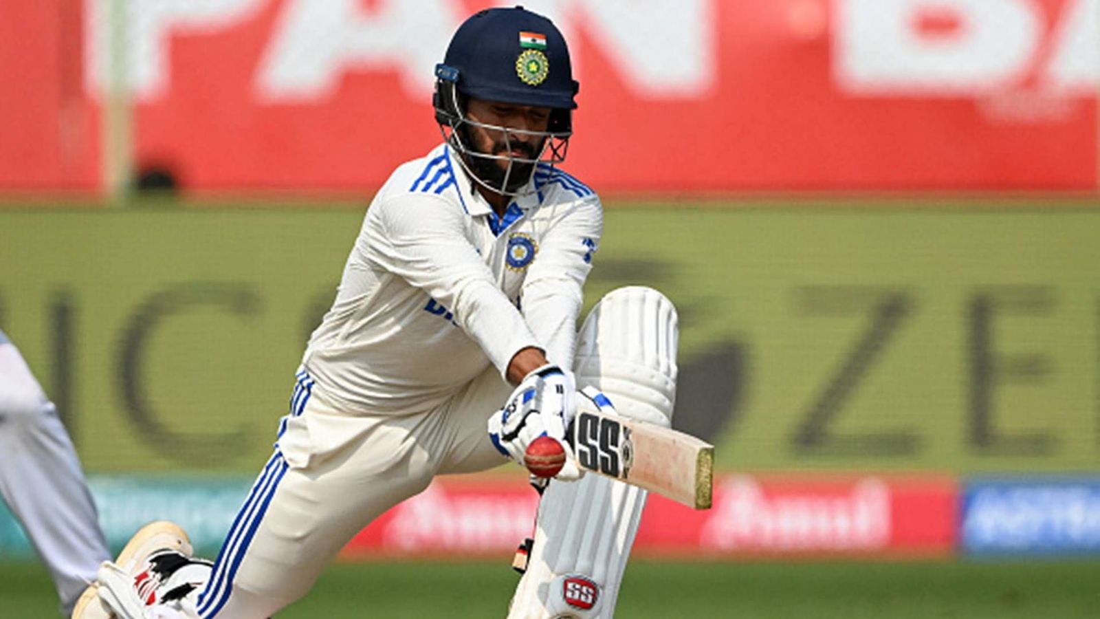 'There was no pressure... I slept well last night': Rajat Patidar after 32-run knock on Test debut Rajat Patidar plays a reverse sweep on his Test debut against England (Getty Images)