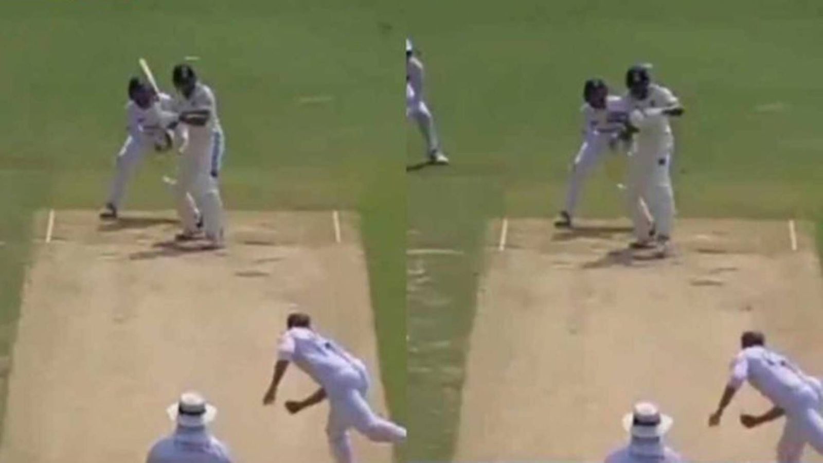 Watch: Off-spinner Joe Root tries to catch Shreyas Iyer off-guard with short ball, here's how Indian batter reacted Shreyas Iyer reacts to a short ball from Joe Root (Screengrab: X)