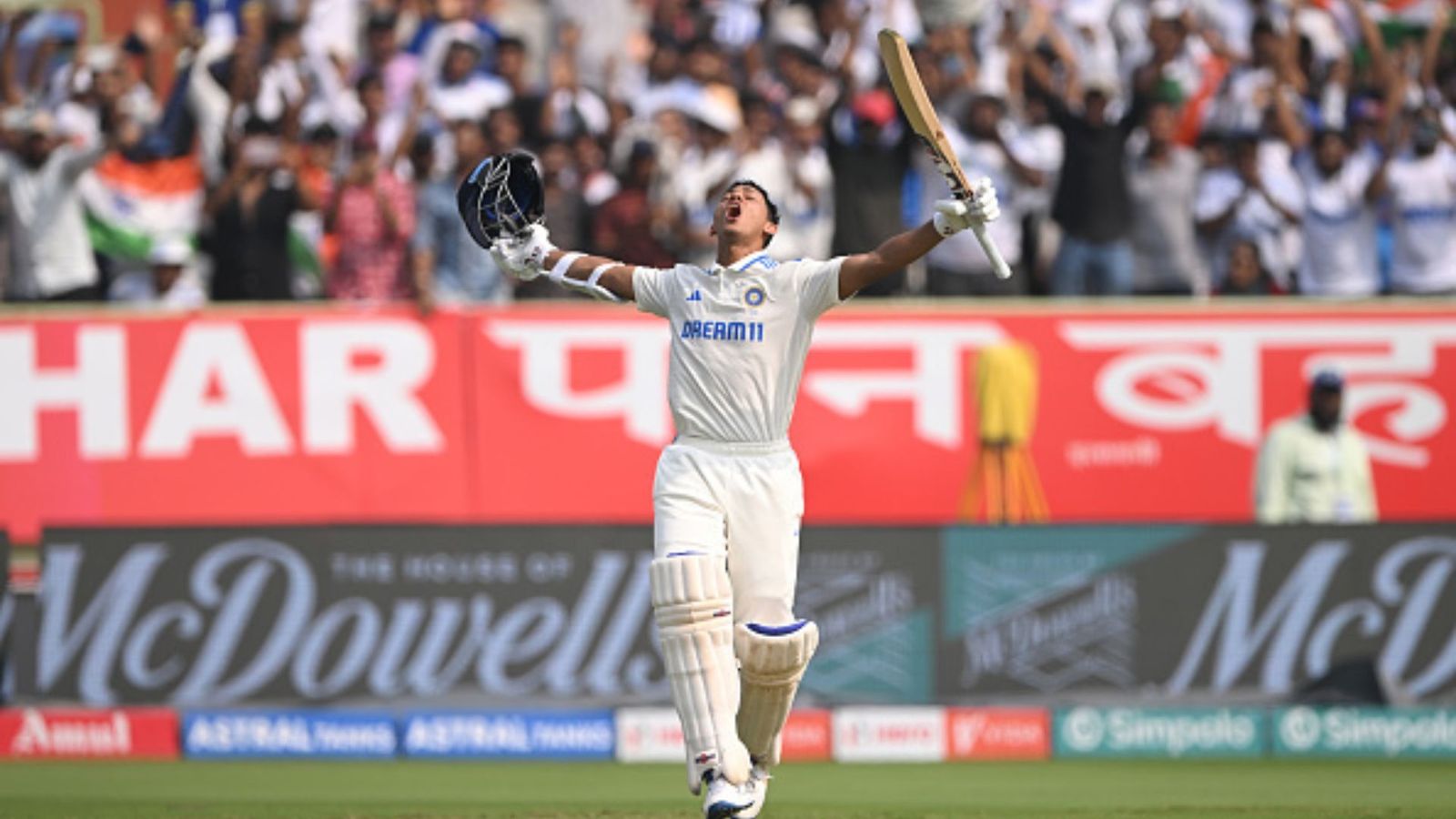 IND vs ENG: From 'maidan to stadium', life comes a full circle for India's 3rd youngest double centurion Yashasvi Jaiswal Team India opening batter Yashasvi Jaiswal.