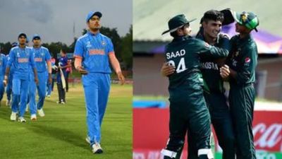 U-19 World Cup Semifinal Schedule: India, Pakistan storm into semifinals, know who will they face for coveted final spot India's Under-19 captain Uday Saharan (left) and Pakistan's Ubaid Shah in this frame. (Getty)