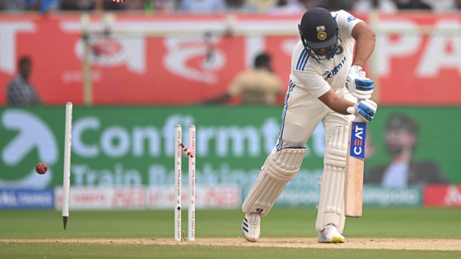 WATCH: Fans in awe after James Anderson dismisses Rohit Sharma and Yashasvi Jaiswal with magical deliveries, video goes viral India captain Rohit Sharma.