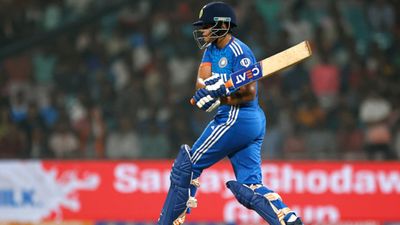 Delhi Capitals' star smokes fastest century by an Indian in List A cricket with 64-ball 133 blitzkrieg India's star batter Shafali Verma in action in this frame. (Getty)
