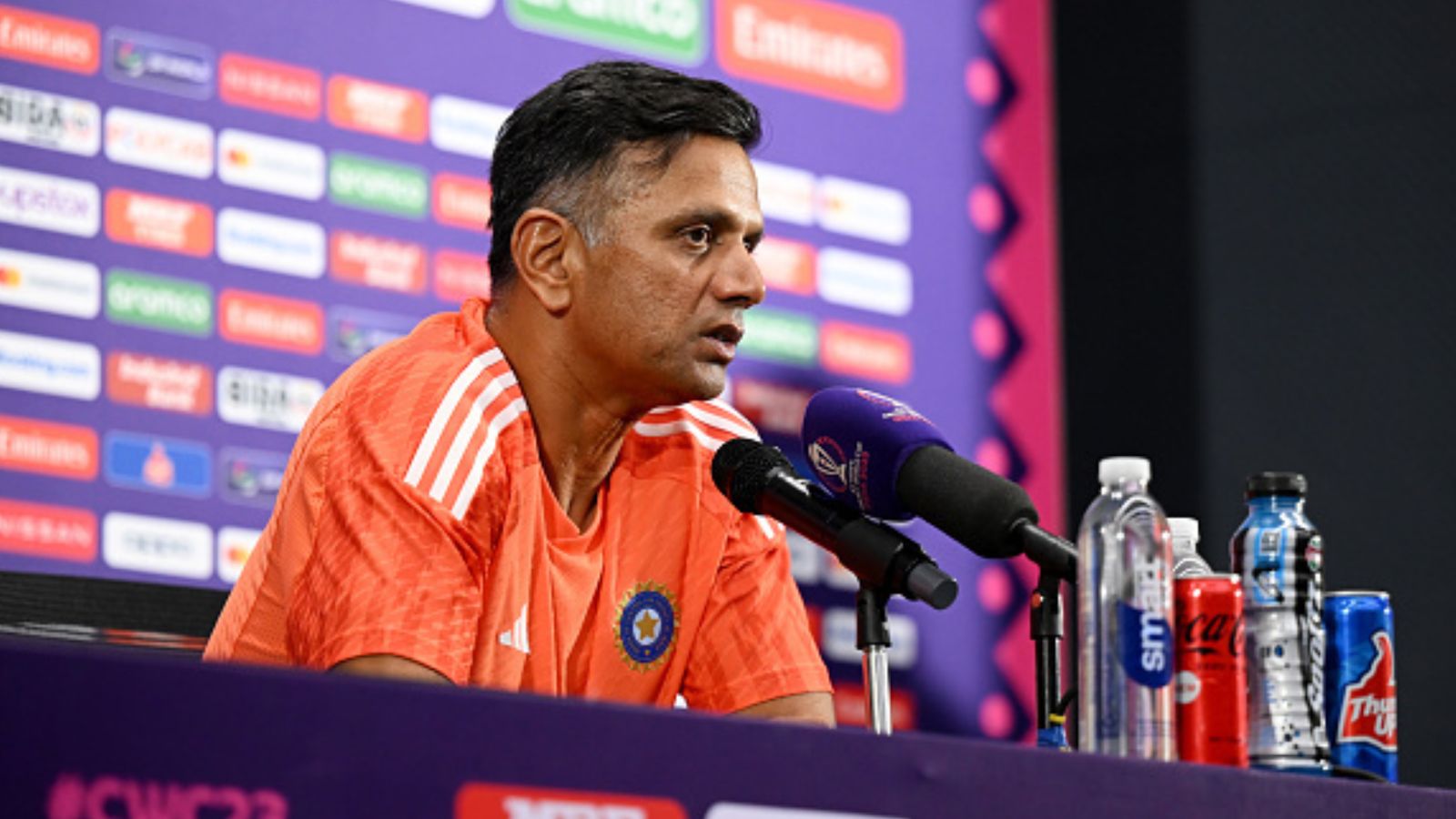Rahul Dravid's strong words on Sourav Ganguly's 'rank turner' pitch claim after India's 2nd Test win, says, 'We don't ask for...' India's head coach Rahul Dravid in this frame. (Getty)