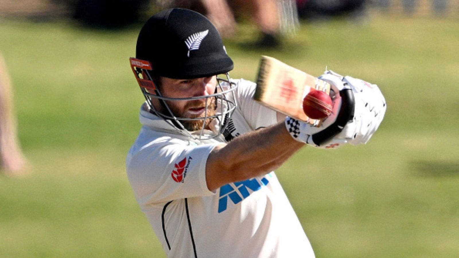 Record breaker Kane Williamson notches yet another colossal feat, equals Sir Don Bradman’s tally of tons at home Kane Williamson of New Zealand bats during day three of the First Test in the series between New Zealand and South Africa. (Getty)
