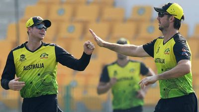 AUS vs WI: Australia T20I captain tests positive for dreaded COVID-19 a day before match against West Indies Steve Smith (L) and Mitchell Marsh (R).