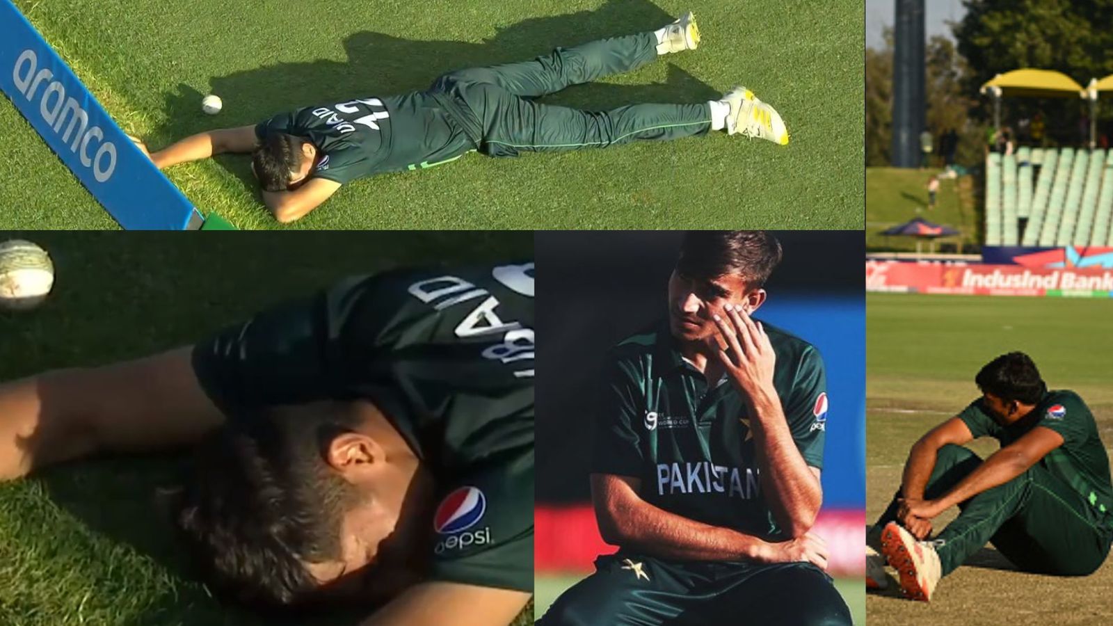 WATCH: Shattered Pakistani players break down in tears after U-19 World Cup semifinal heartbreak following Australia jolt Pakistani players were seen crying after suffering heartbreaking loss against Australia in Under-19 World Cup semifinal. (Screengrab)