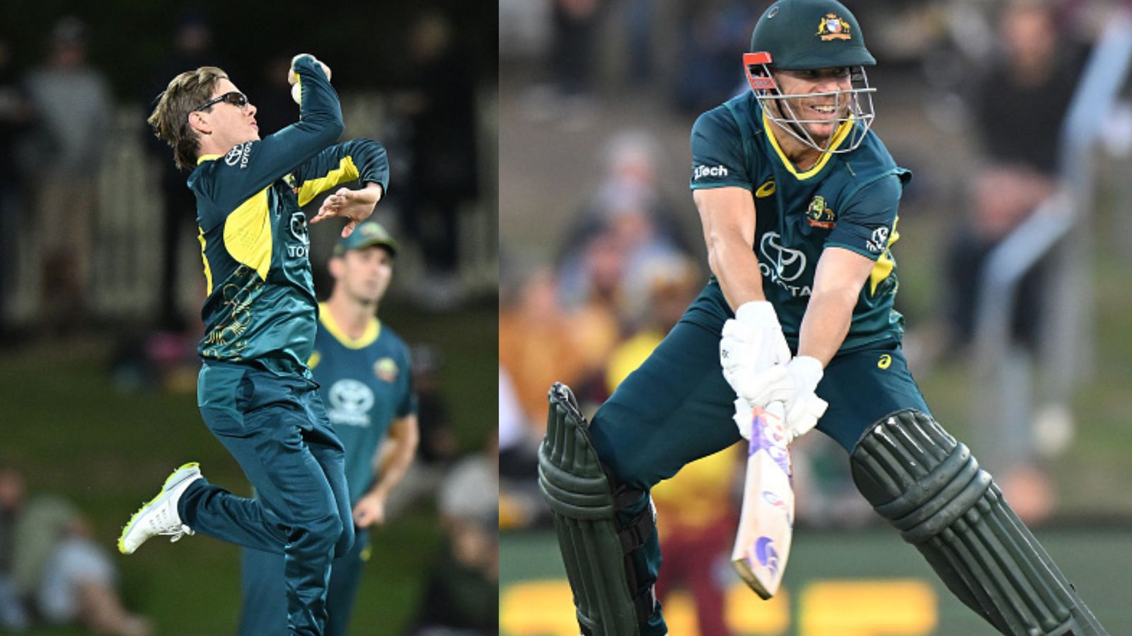 David Warner's special, Adam Zampa's wizardry power Australia to thrilling win against West Indies in T20I opener Australia's Adam Zampa (left) and David Warner in action during first T20I against West Indies. (Getty)