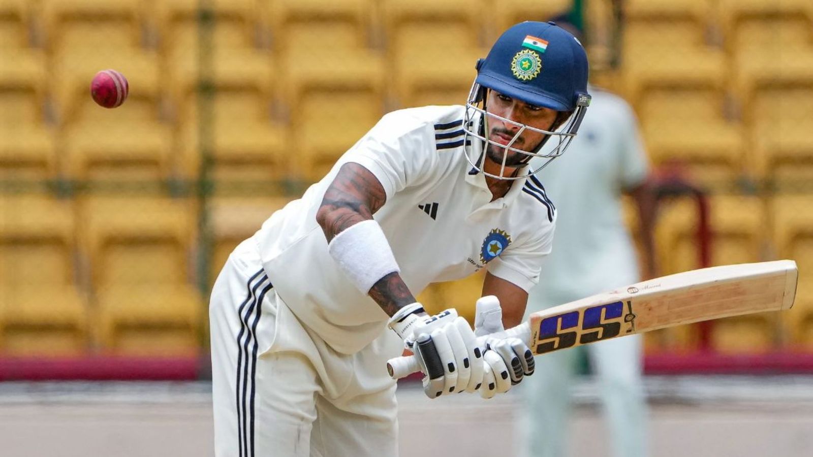 IND vs ENG: Rohit Sharma's MI teammate records third century in crucial semifinal clash amid India vs England Test series Hyderabad's star batter Tilak Varma in action in this frame. (X)