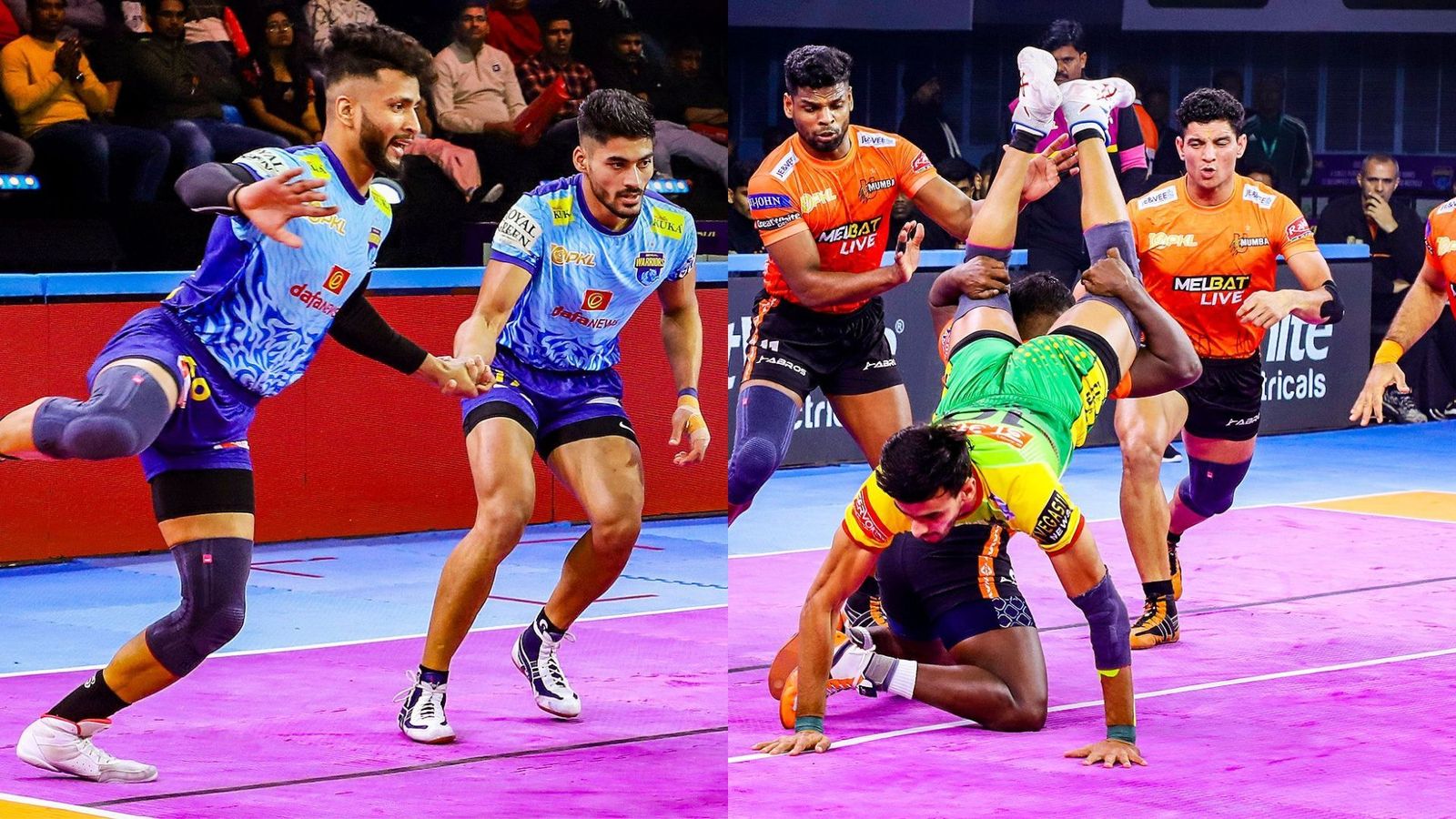 Pro Kabaddi League: Bengal Warriors decimate Telugu Titans by 20 points; Patna Pirates thump U Mumba by 21 points Bengal Warriors defeated Telugu Titans while Patna Pirates defeated U Mumba.