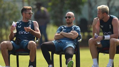 Massive setback for England as star bowler ruled of India Test series; ECB opts against naming replacement Jack Leach (C) was ruled of India Test series on February 11.