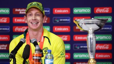 'Our plan was to...': Aussie captain Hugh Weibgen discloses masterplan which scripted India's defeat in U-19 World Cup final Australia captain Hugh Weibgen speaks to the media with the U-19 World Cup trophy in the post match press conference after Australia defeat India in the final. (Getty)