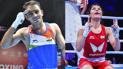 Strandja Memorial Boxing: Amit Panghal, Sachin Siwach bag gold; Nikhat Zareen settles for silver India's star boxers Amit Panghal (left) and Nikhat Zareen in this frame. (X)