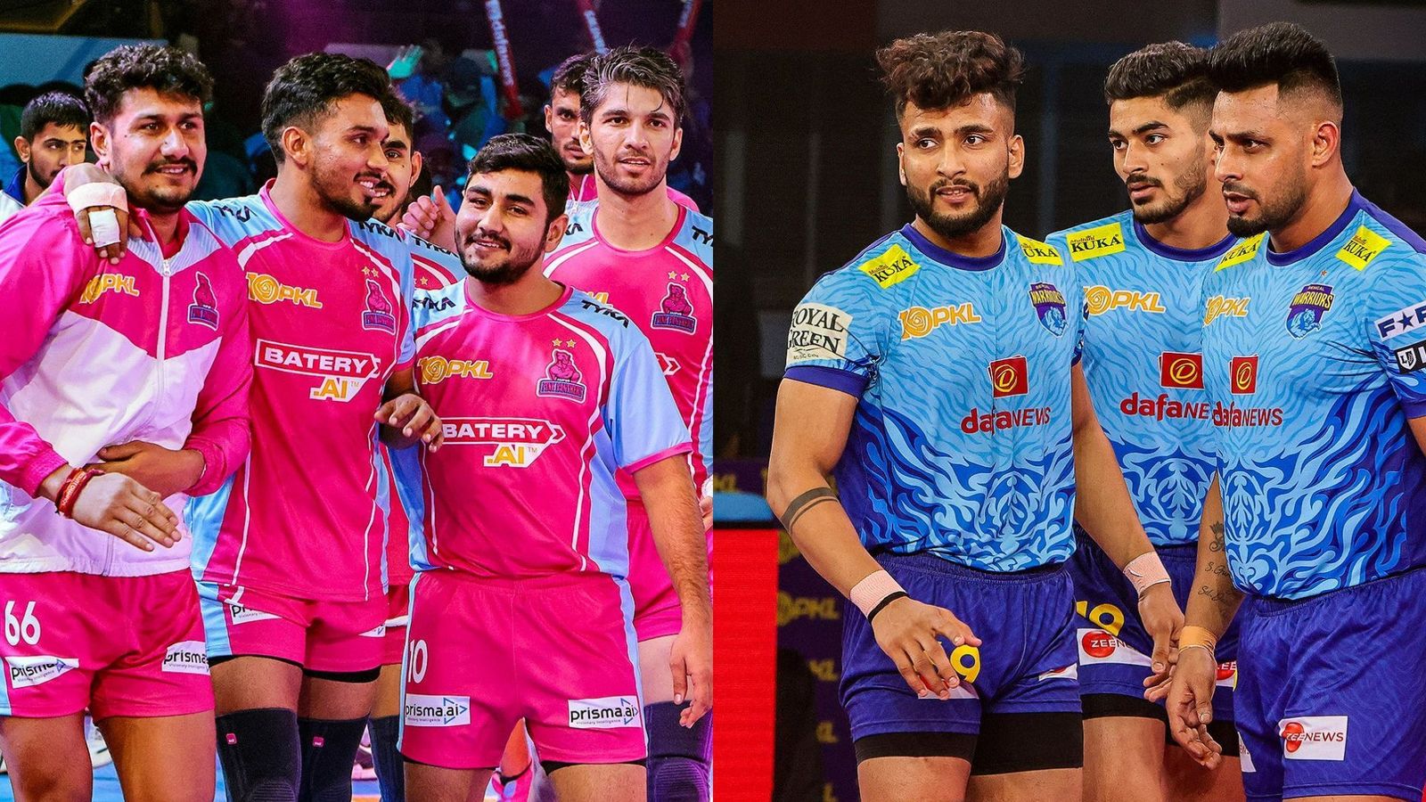 Pro Kabaddi League: Jaipur Pink Panthers thump UP Yoddhas by 37 points; Bengal Warriors triumph over U Mumba Pro Kabaddi League: Jaipur Pink Panthers thump UP Yoddhas by 37 points; Bengal Warriors triumph over U Mumba