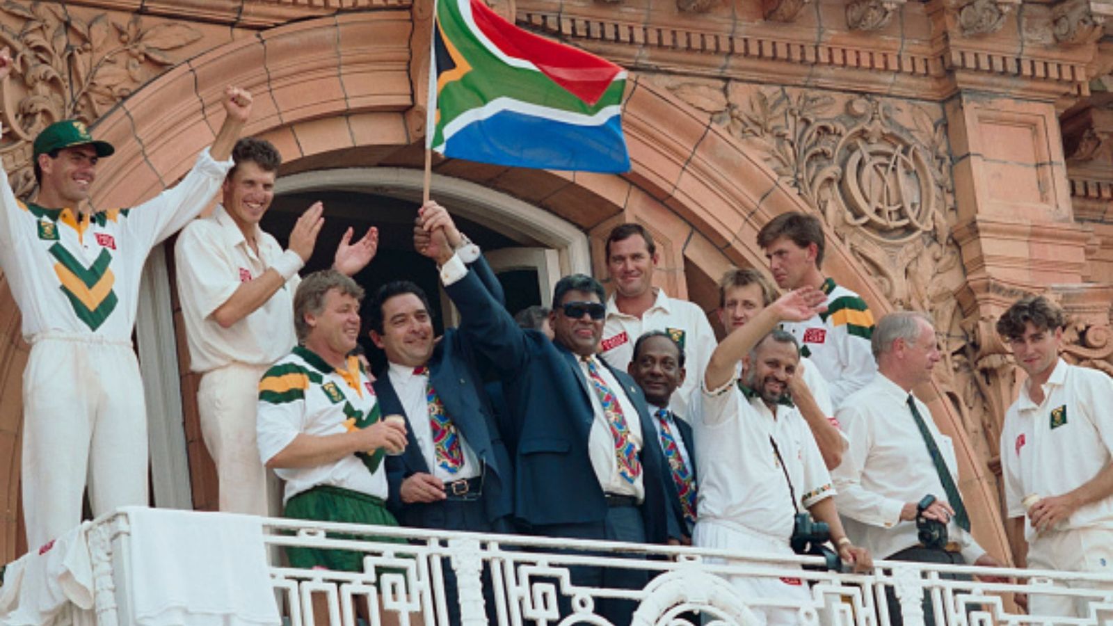 Legendary South Africa all-rounder, who scored over 20,000 runs and bagged more than 1,400 wickets, suffers cardiac arrest in ICU Mike Procter (3rd L) suffered a cardiac arrest in ICU.