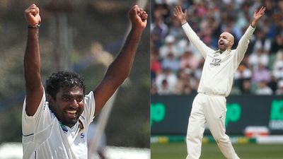 List of 8 bowlers with more than 500 wickets in Test cricket, check the complete chart here Sri Lankan cricketer Muttiah Muralitharan (L) celebrates claming his 800th Test wicket and Nathan Lyon of Australia. (File Photo: Getty Images)