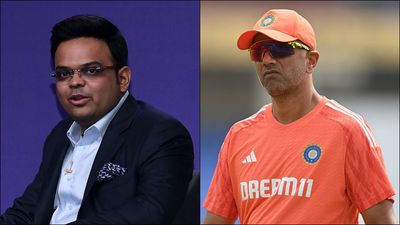 'Why are you worried about a contract for such a senior person': Jay Shah confirms Rahul Dravid as India's head coach till T20 World Cup BCCI secretary Jay Shah and India men's cricket team's head coach Rahul Dravid (File Photo: Getty Images)