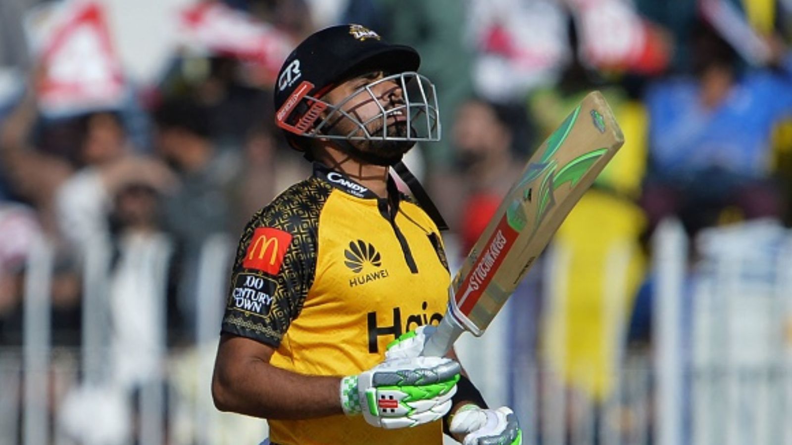WATCH: Net bowler bamboozles Babar Azam, uproots ex-Pakistan skipper's middle stump ahead of PSL Peshawar Zalmi skipper Babar Azam in this frame. (Getty)