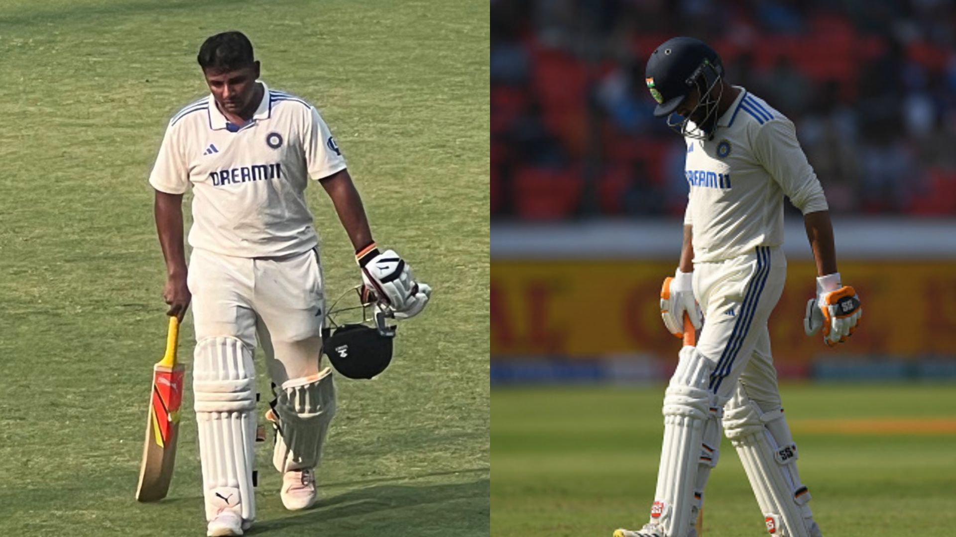 Fuming fans blame Ravindra Jadeja for Sarfaraz Khan's run-out in 3rd Test vs England, call him 'selfish' Sarfaraz Khan (Left) and Ravindra Jadeja of India. (Photo Courtesy: Twitter)