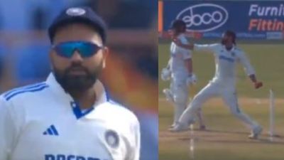 'IPL mein to itne no ball nahi dalta': Rohit Sharma's hilarious jibe at Ravindra Jadeja goes viral, WATCH VIDEO India's Ravindra Jadeja (right) and captain Rohit Sharma in this frame. (Screengrab-X)