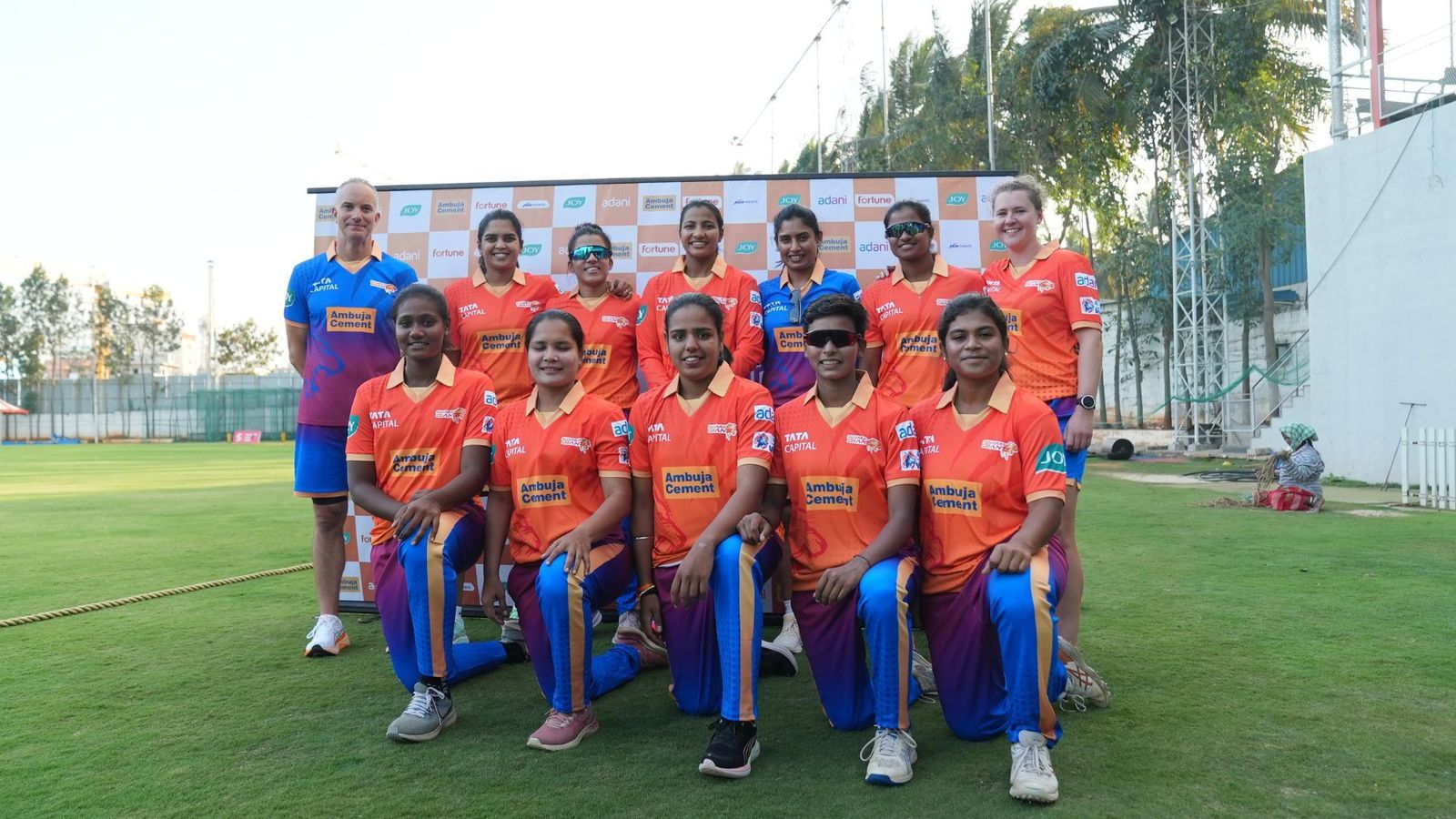 Mithali Raj, Michael Klinger unveil Adani Gujarat Giants' jersey for WPL 2024 Mithali Raj, Michael Klinger unveil Adani Gujarat Giants' jersey for WPL 2024