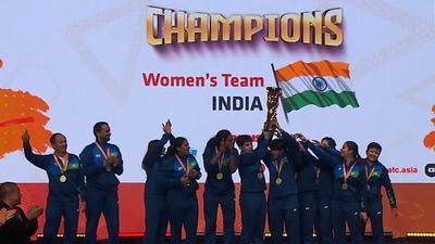 Indian women's team scripts colossal history, clinches gold at Badminton Asia Team Championships with win over Thailand in final Indian women's badminton team.