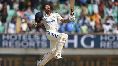 IND vs ENG: Record-breaker Yashasvi Jaiswal registers successive double centuries, ties world record for most sixes in Test innings India opening batter Yashasvi Jaiswal.