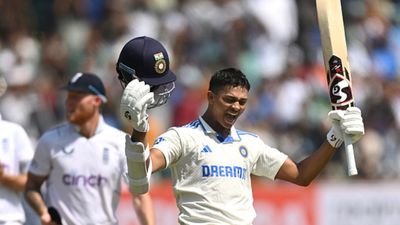 IND vs ENG: List of records Yashasvi Jaiswal broke during his 2nd double-century knock against England in Rajkot; check here India star Yashasvi Jaiswal celebrates after reaching his double century during day four of the 3rd Test Match vs England. (Getty Images)