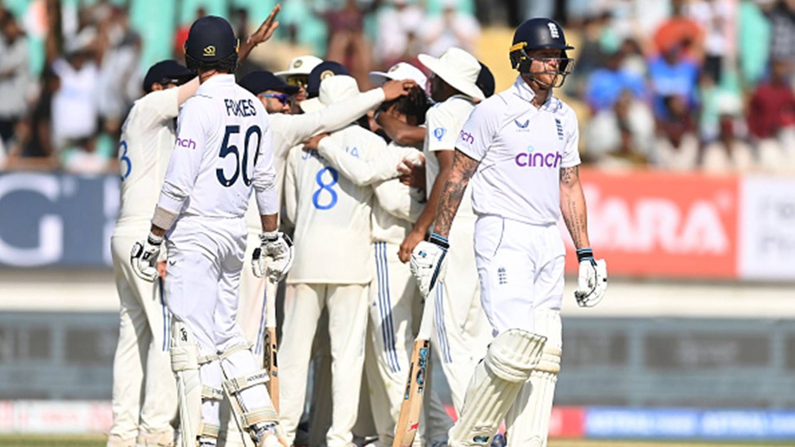 Big talk, no walk: Ben Stokes' England implode under pressure of gigantic target after Yashasvi Jaiswal's record double ton Ben Stokes reacts after getting dismissed by Kuldeep Yadav on Day 4 of Rajkot Test (Getty Images)