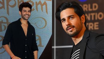 WPL 2024: Bollywood stars Kartik Aaryan and Sidharth Malhotra to grace opening ceremony with electrifying performance Bollywood stars Kartik Aaryan and Sidharth Malhotra in this frame. (Getty Images)