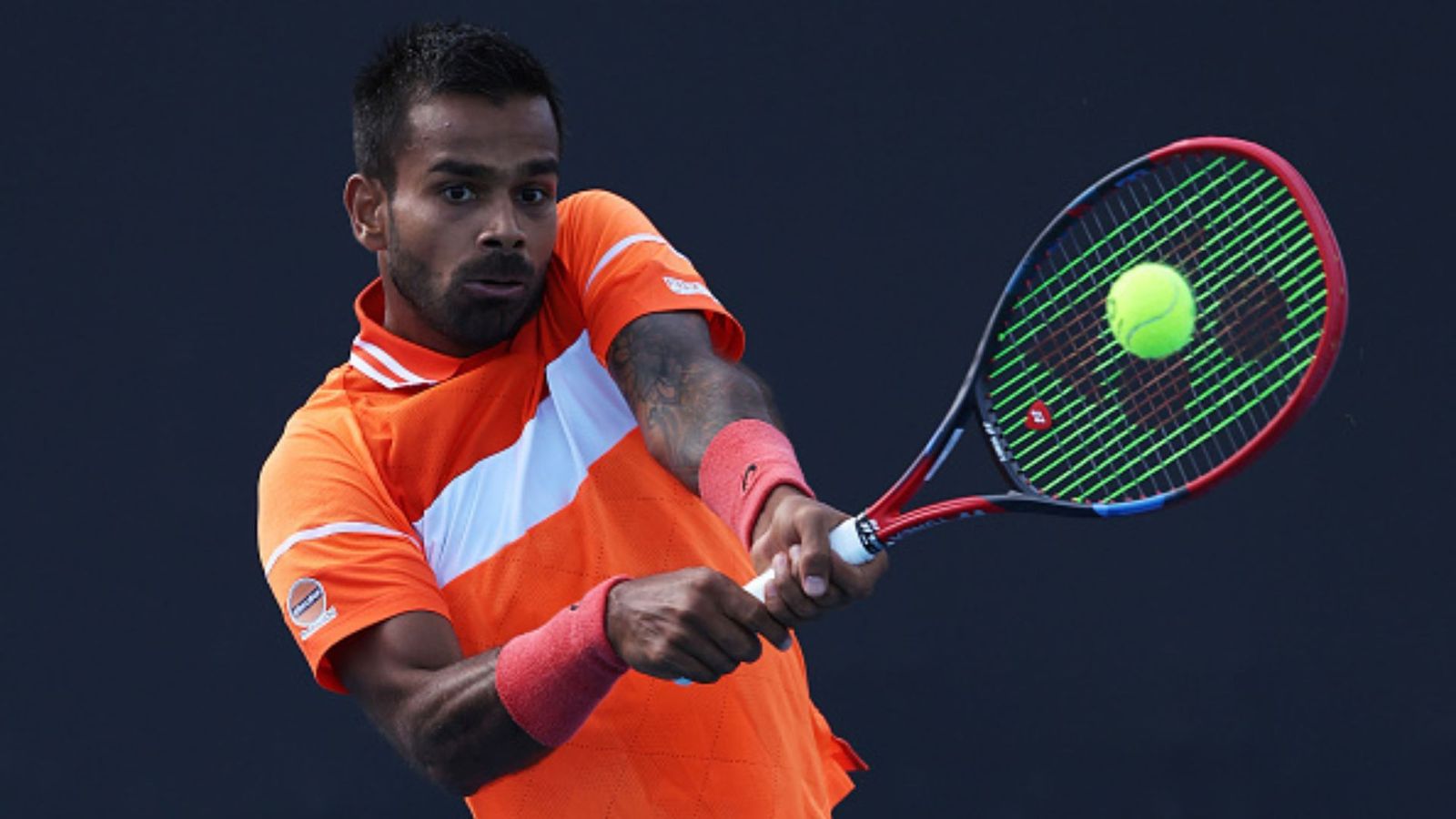 Sumit Nagal drops out of top 100 in latest ATP rankings after losing 16 points Sumit Nagal of India plays a backhand. (Getty Images)