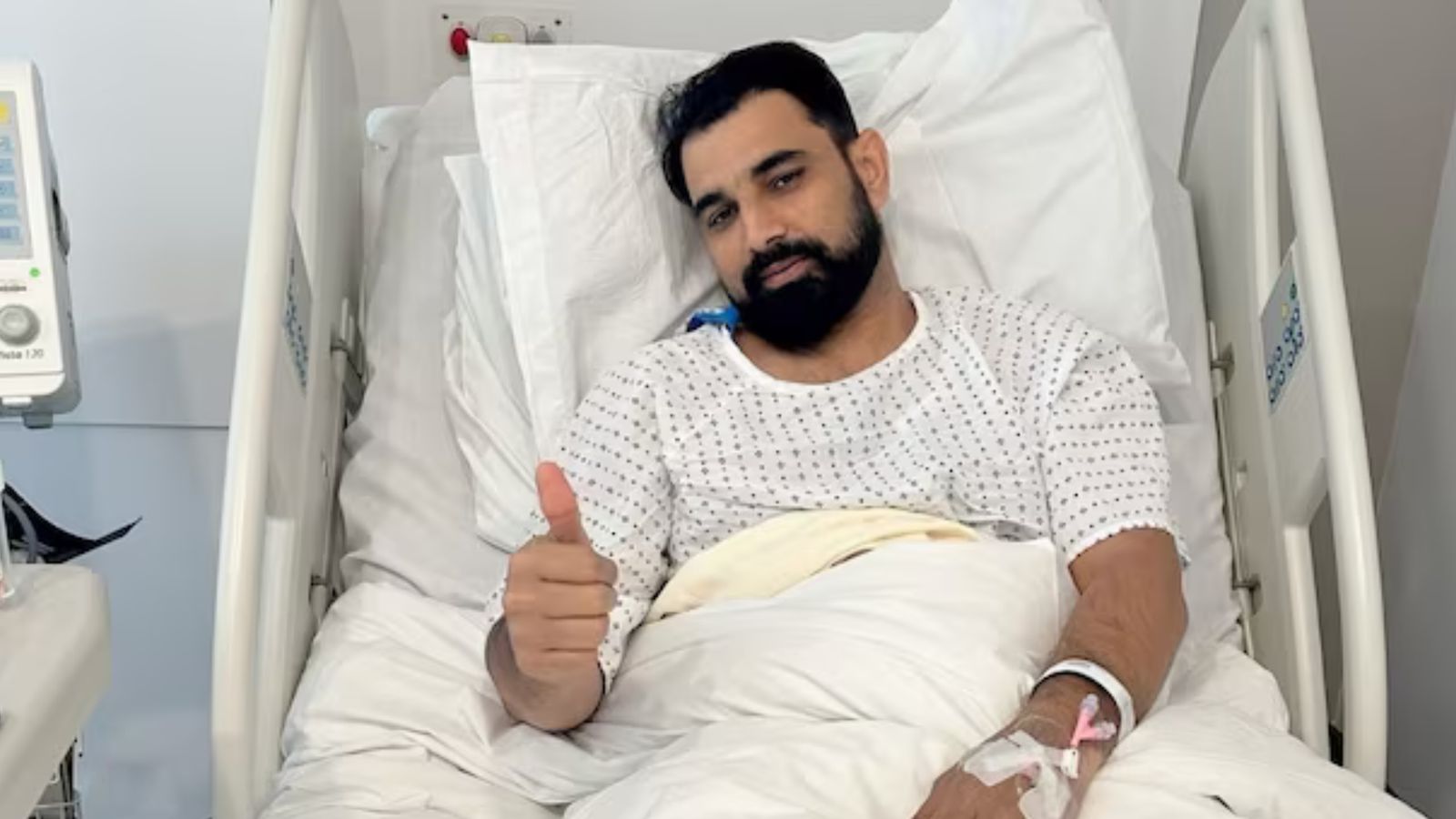 Mohammed Shami provides big update on his return after undergoing successful surgery India's superstar pacer Mohammad Shami after going successful heel surgery. (Twitter)