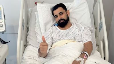 Mohammed Shami provides big update on his return after undergoing successful surgery India's superstar pacer Mohammad Shami after going successful heel surgery. (Twitter)