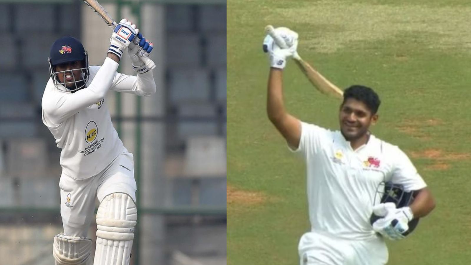Bowlers turn batters to script history, Dhoni's CSK teammate cracks stunning century batting at number 11, no.10 too rocks with hundred Mumbai's Tanush Kotian (left) and Tushar Deshpande in this frame. (X)