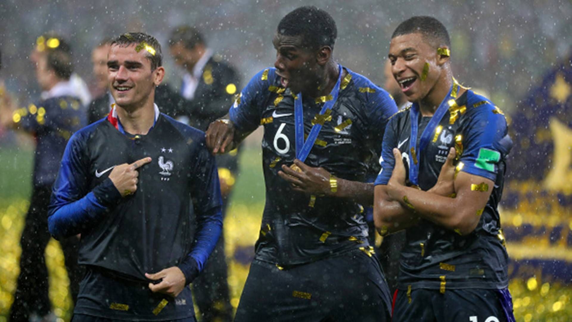 Big News: France's World Cup-winning star footballer slapped with four-year ban for doping France's Antoine Griezmann, Paul Pogba of Kylian Mbappe celebrate their World Cup 2018 win (File Photo: Getty Images)