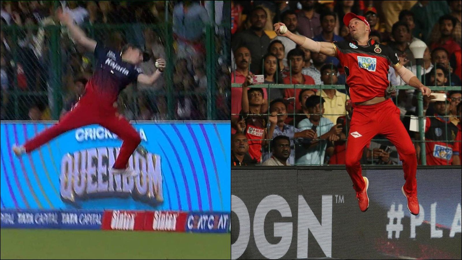RCB's Georgia Wareham nearly pulls off AB de Villiers' 6-year-old 'gravity-defying' catch on boundary, watch video RCB's Georgia Wareham and AB De Villiers' sensational fielding effort on the boundary (Photo Courtesy: WPL, X)