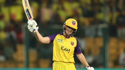 Harris' whirlwind 60 leads UP Warriorz to easy 6-wicket win on Athapathtu's WPL debut as Gujarat Giants suffer 3rd loss in a row Grace Harris celebrates her half-century against Gujarat Giants (Photo Courtesy: WPL, X)