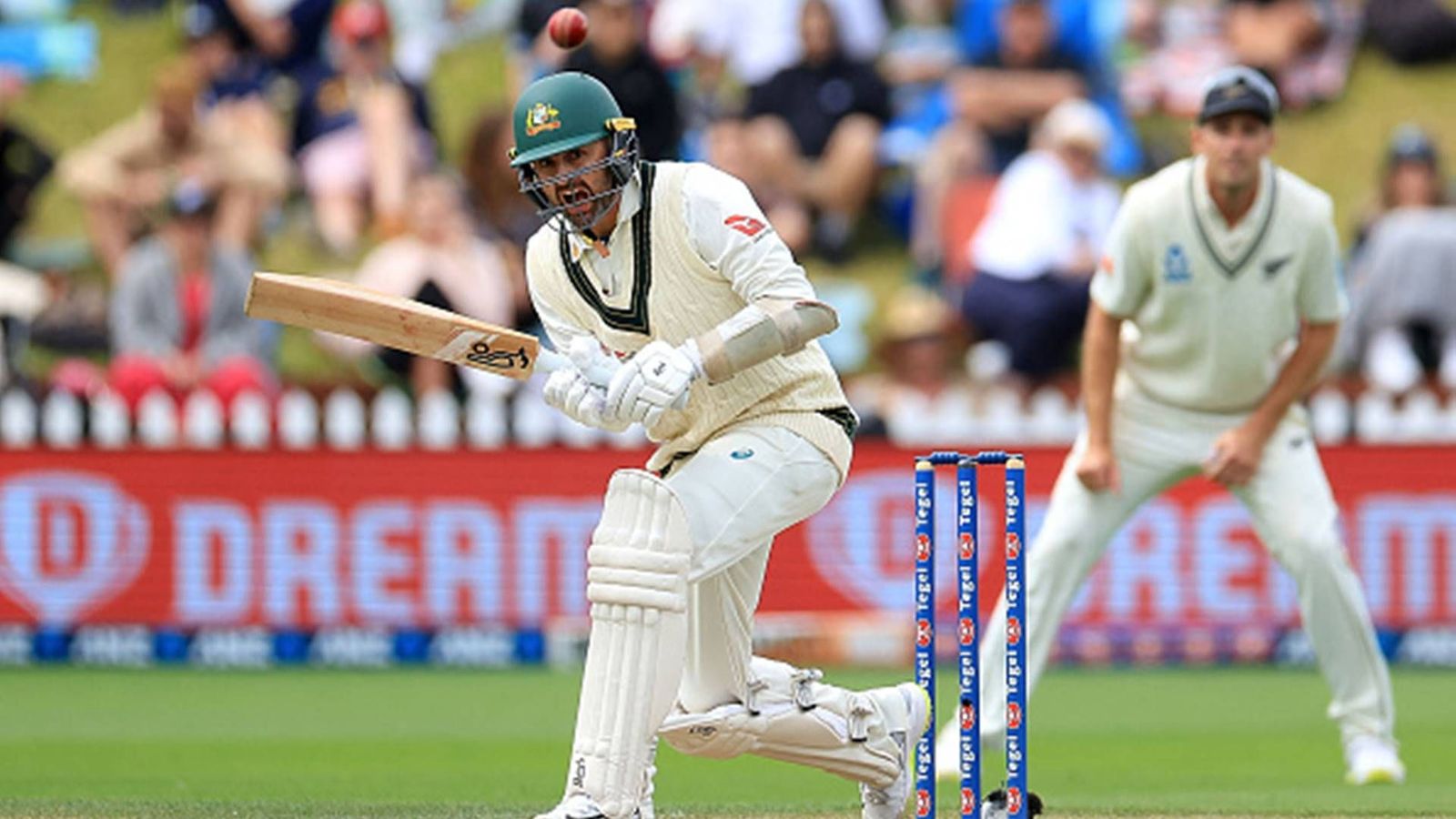 With 41-run knock as nightwatchman, Nathan Lyon achieves what no batter has in nearly 147-year-old Test cricket history Nathan plays a shot on Day 3 of Wellington Test (Getty Images)