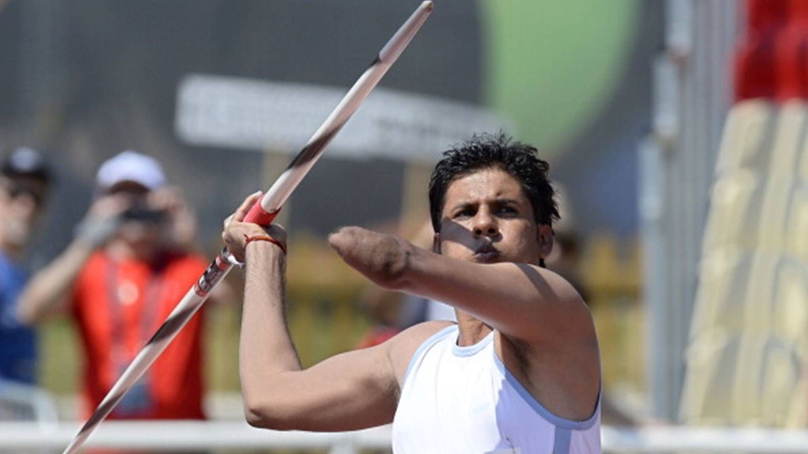 Paralympic gold medalist Devendra Jhajharia set to contest Lok Sabha elections for BJP in Rajasthan Devendra Jhajharia competes during the men's javelin throw F46 (File Photo: Getty Images)