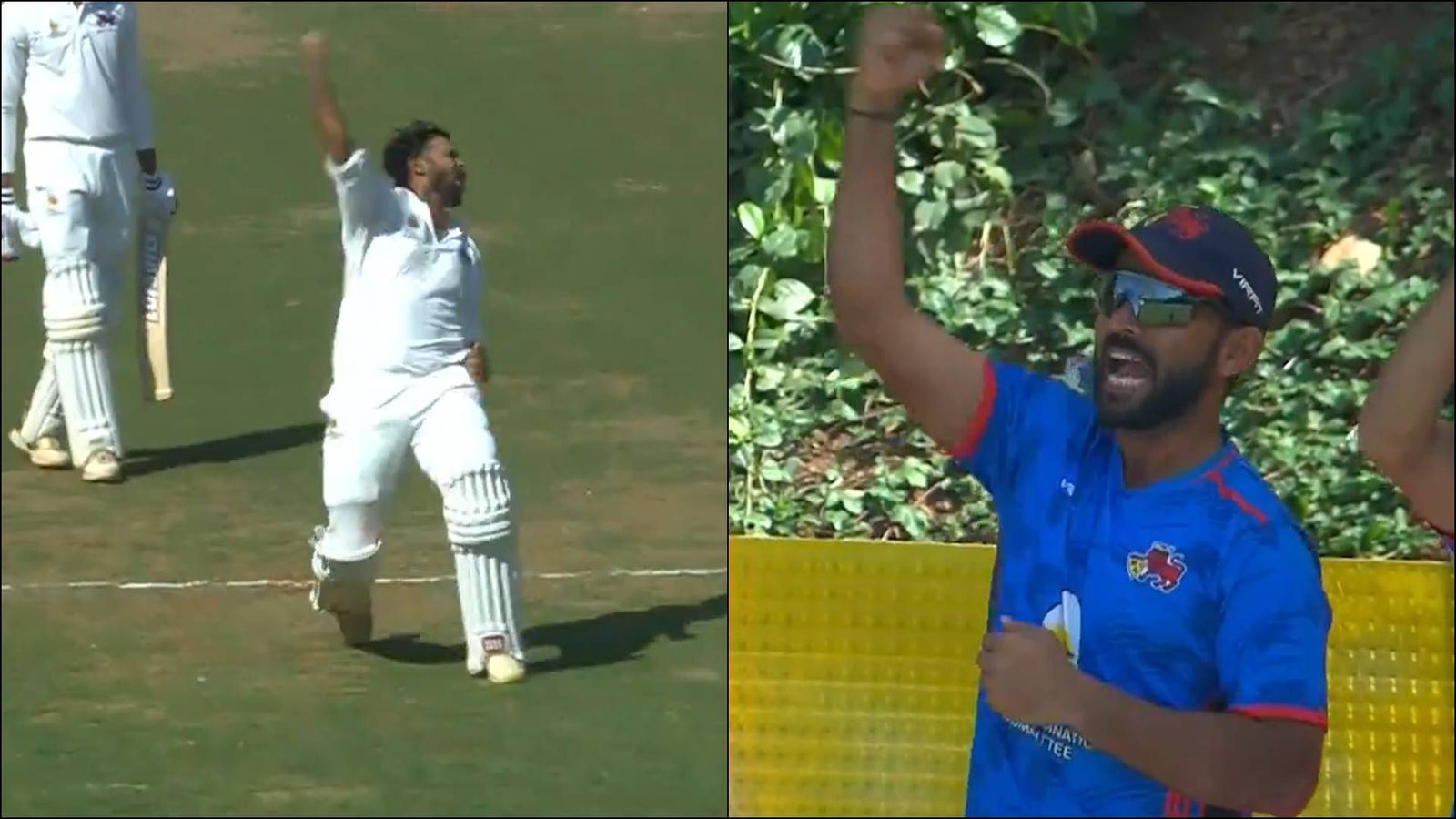 Watch: Shardul Thakur breaks into wild celebration after reaching his maiden first-class hundred with a six in Ranji Trophy semi-final Shardul Thakur celebrates maiden first-class hundred while Mumbai skipper Ajinkya Rahane cheers (Screengrab: BCCI domestic, X)