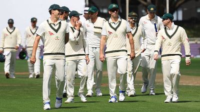 'I've already told him the day he retires I'm giving up captaincy': Pat Cummins makes big statement after Australia's 172-run win over New Zealand Pat Cummins-led Australia after a 172-run win over New Zealand in Wellington Test (Getty Images)