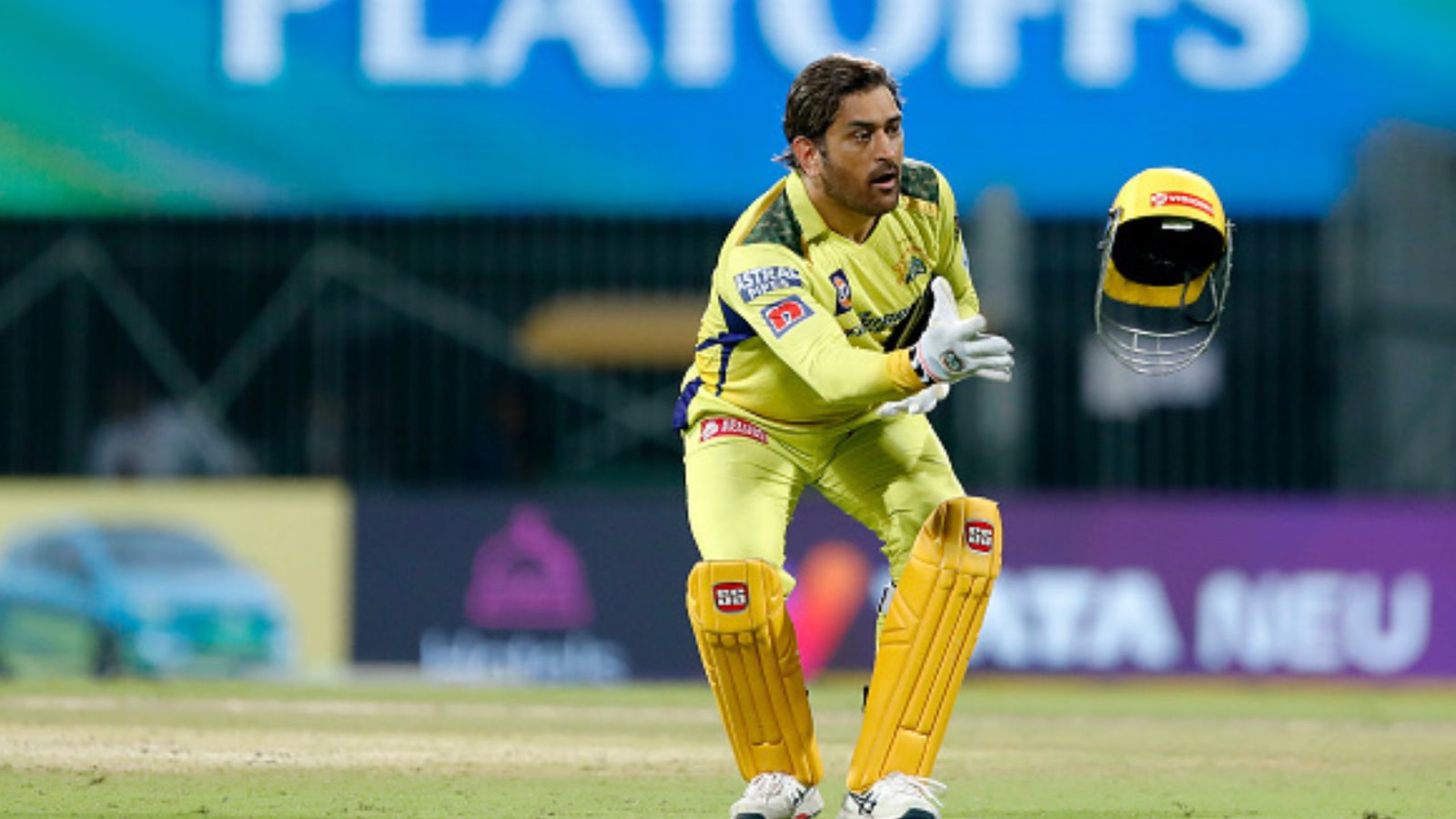 MS Dhoni to play as an opener in IPL 2024? CSK captain's 'new role' cryptic post leaves fans speculating about his future CSK skipper MS Dhoni in this frame. (Getty)