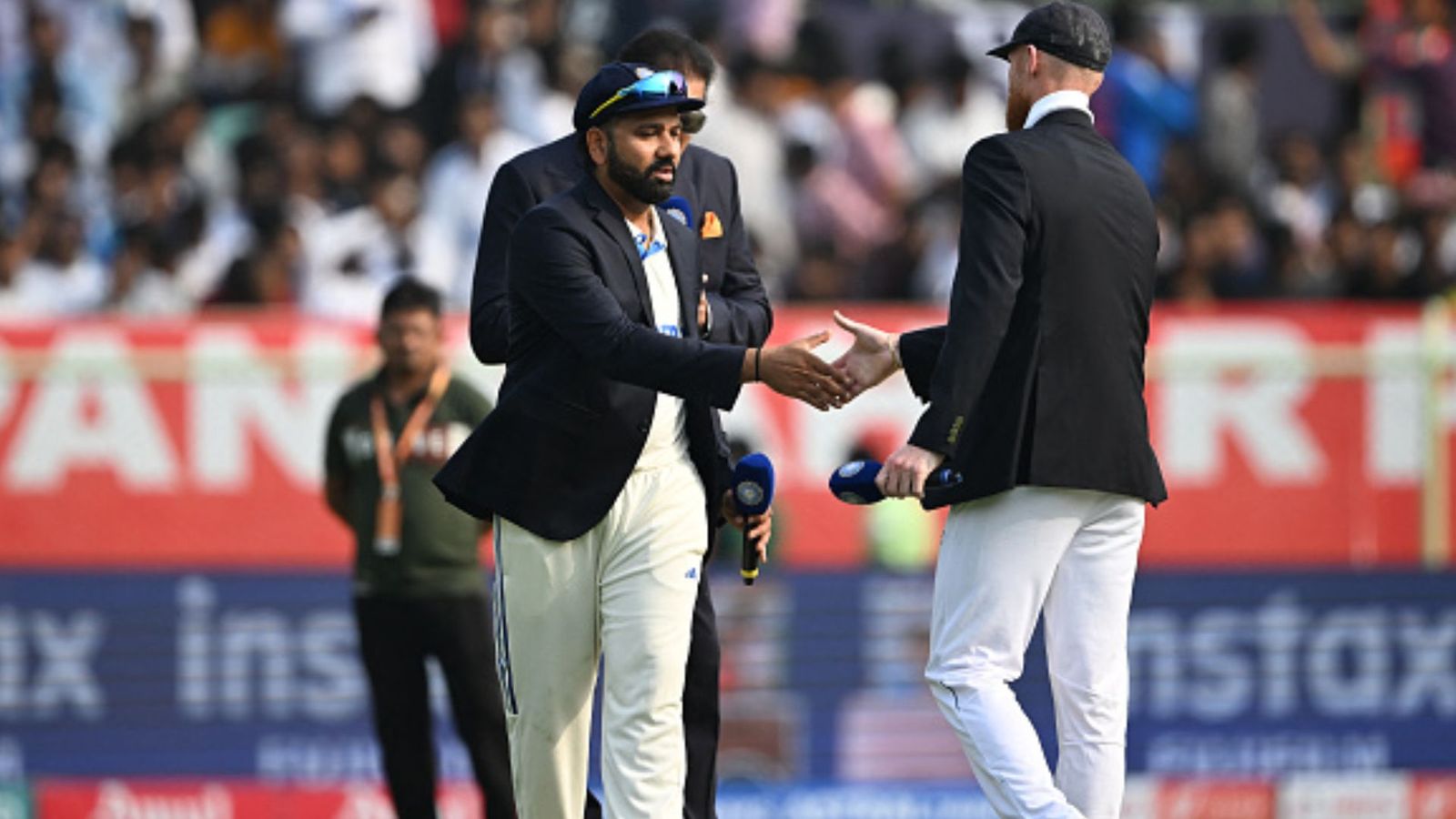 IND vs ENG: Another debutant for India as 23-year-old receives maiden Test cap, Ben Stokes elects to bat; check playing XIs here Rohit Sharma (L) and Ben Stokes (R).